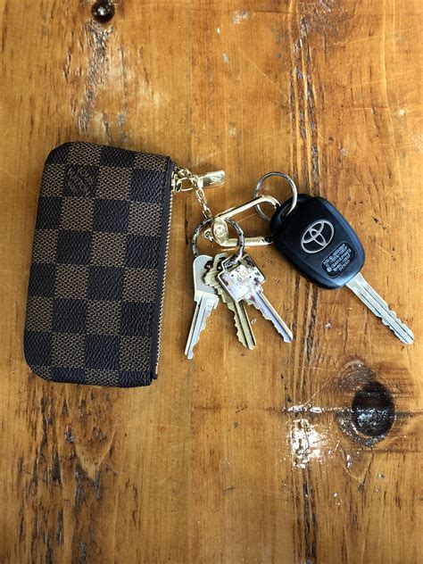 louis vuitton car key holder.